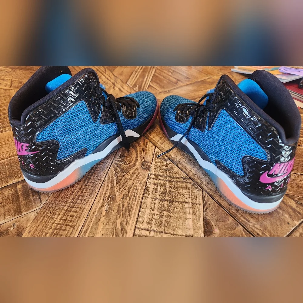 Air Jordan Spike Forty 'Photo Blue' 819952-029 Mens Blue And Pink Nike Air 10 - Picture 9 of 16